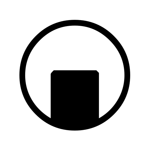 🍘 Emoji Domain black and white Symbola rendering