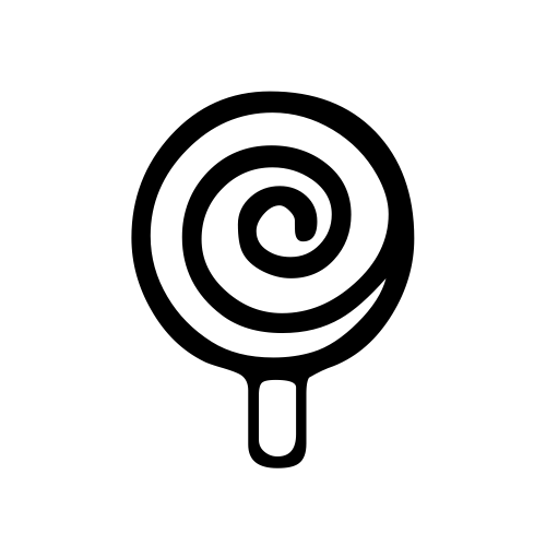 🍭 Emoji Domain black and white Symbola rendering