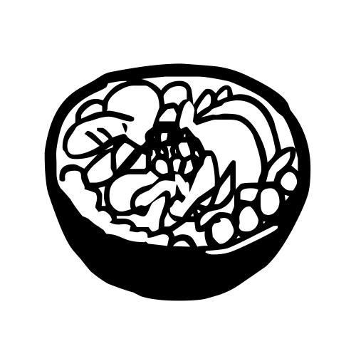 🍲 Emoji Domain black and white Symbola rendering