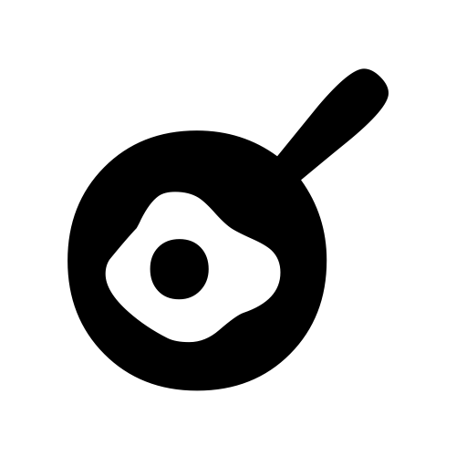 🍳 Emoji Domain black and white Symbola rendering