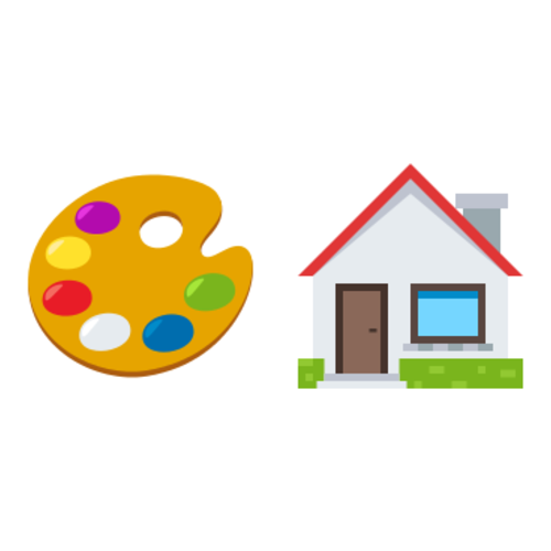 🎨🏠 Emoji Domain EmojiOne rendering