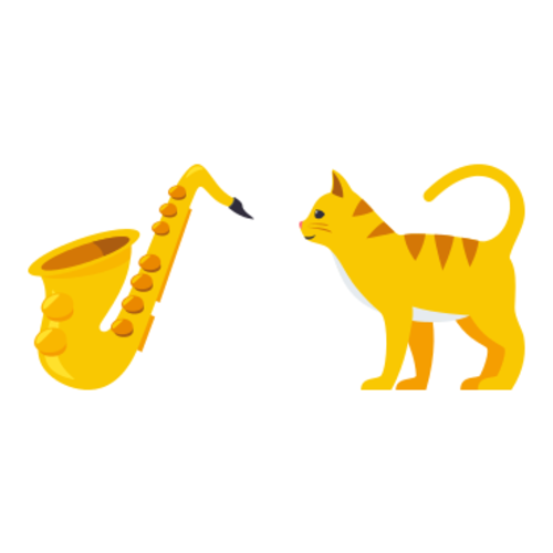🎷🐈 Emoji Domain EmojiOne rendering