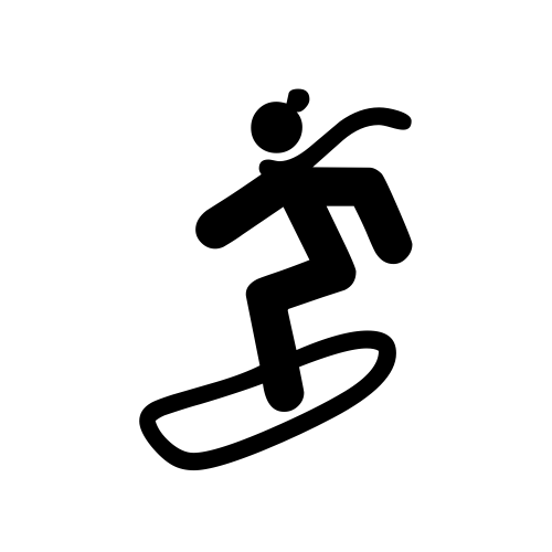 🏂 Emoji Domain black and white Symbola rendering