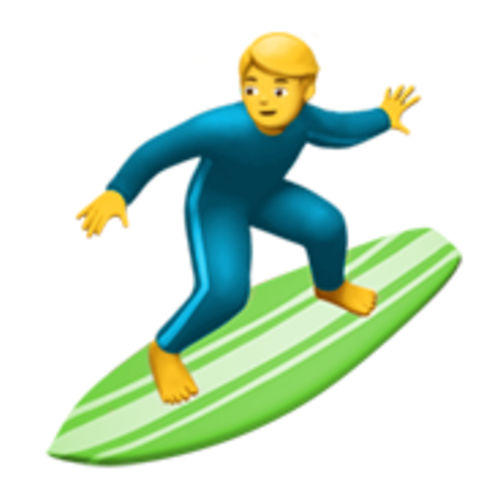 🏄 Emoji Domain iOS rendering