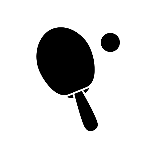 🏓 Emoji Domain black and white Symbola rendering
