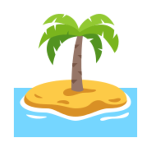 🏝 Emoji Domain EmojiOne rendering