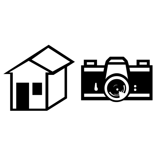 🏠📷 Emoji Domain black and white Symbola rendering