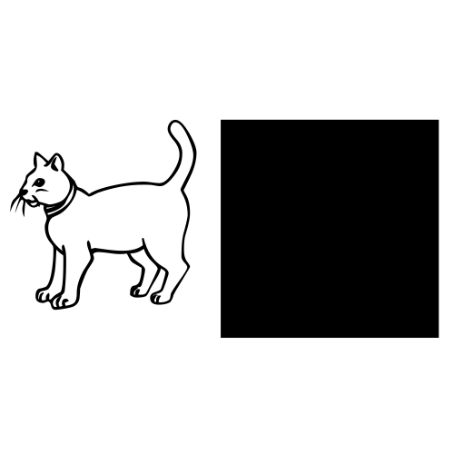 🐈‍⬛ Emoji Domain black and white Symbola rendering
