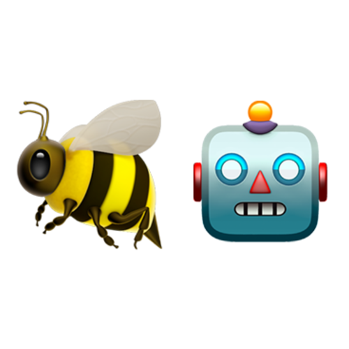 🐝🤖 Emoji Domain iOS rendering