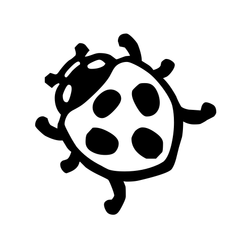 🐞 Emoji Domain black and white Symbola rendering