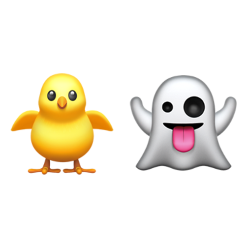 🐥👻 Emoji Domain iOS rendering