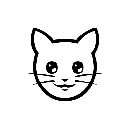 🐱 Emoji Domain black and white Symbola rendering