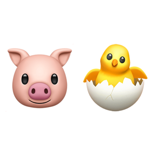 🐷🐣 Emoji Domain iOS rendering