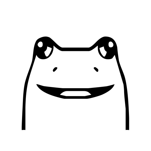 🐸 Emoji Domain black and white Symbola rendering