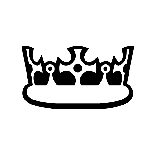 👑 Emoji Domain black and white Symbola rendering