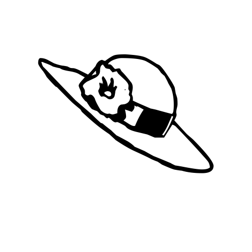 👒 Emoji Domain black and white Symbola rendering