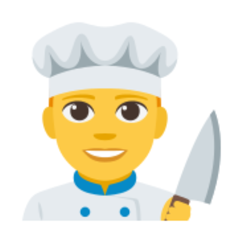 👨‍🍳 Emoji Domain EmojiOne rendering