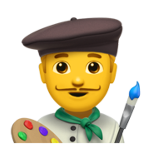 👨‍🎨 Emoji Domain iOS rendering