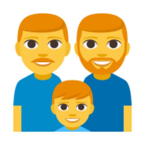 👨‍👨‍👦 Emoji Domain EmojiOne rendering