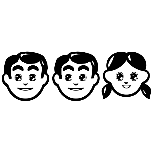 👨‍👨‍👧 Emoji Domain black and white Symbola rendering