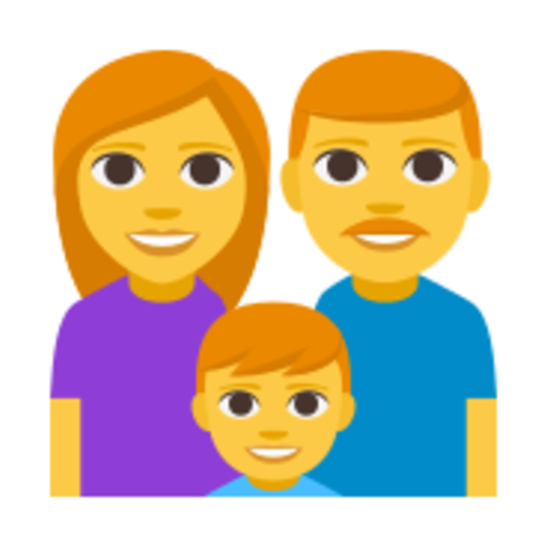 👨‍👩‍👦 Emoji Domain EmojiOne rendering