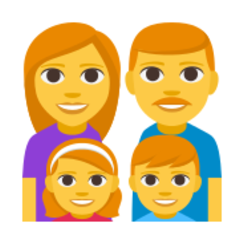 👨‍👩‍👧‍👦 Emoji Domain EmojiOne rendering