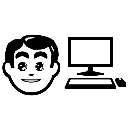 👨‍💻 Emoji Domain black and white Symbola rendering