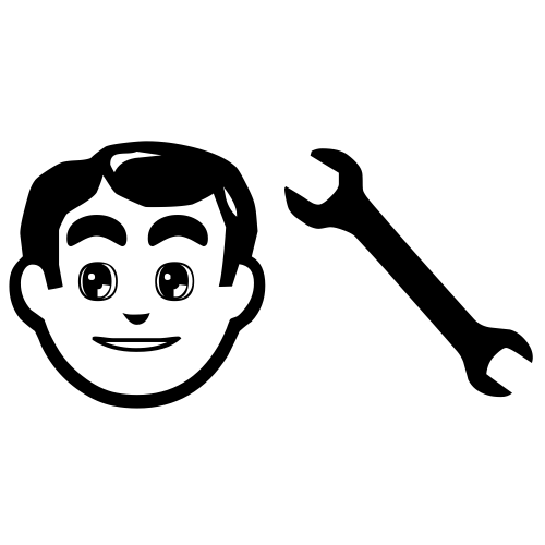 👨‍🔧 Emoji Domain black and white Symbola rendering
