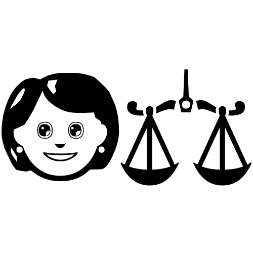 👩‍⚖ Emoji Domain black and white Symbola rendering