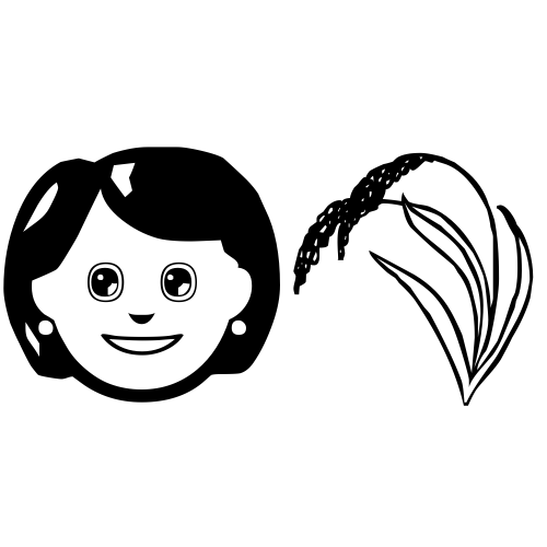 👩‍🌾 Emoji Domain black and white Symbola rendering