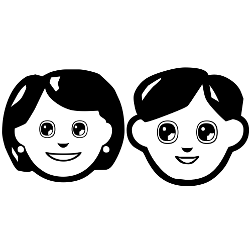 👩‍👦 Emoji Domain black and white Symbola rendering
