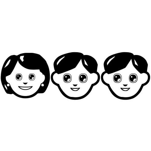 👩‍👦‍👦 Emoji Domain black and white Symbola rendering