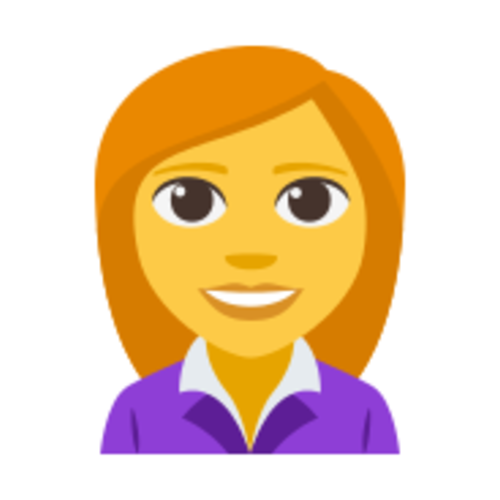 👩‍💼 Emoji Domain EmojiOne rendering