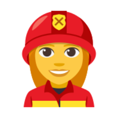 👩‍🚒 Emoji Domain EmojiOne rendering
