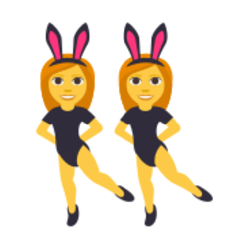 👯 Emoji Domain EmojiOne rendering