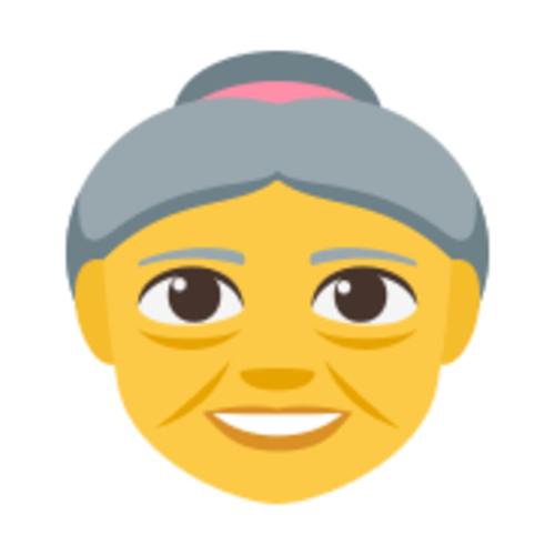 👵 Emoji Domain EmojiOne rendering