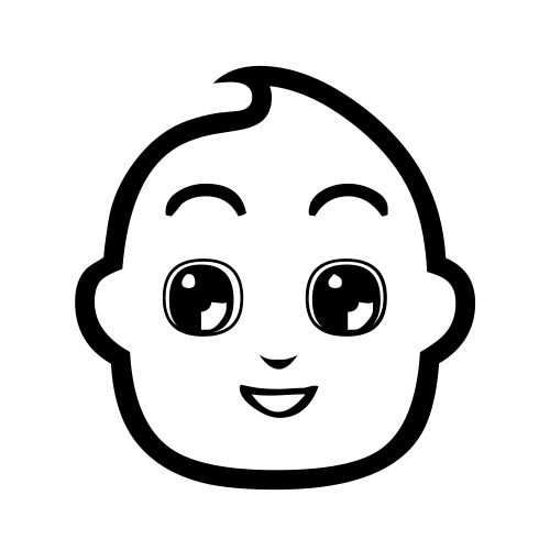 👶 Emoji Domain black and white Symbola rendering