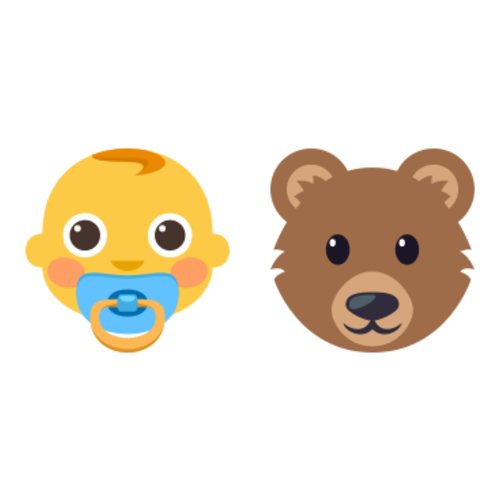 👶🐻 Emoji Domain EmojiOne rendering