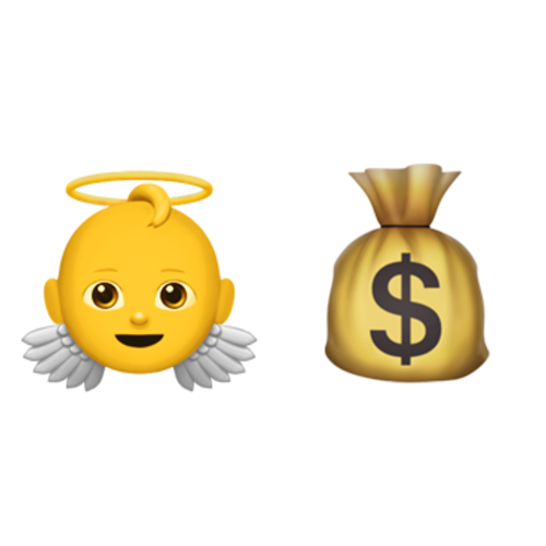 👼💰 Emoji Domain iOS rendering