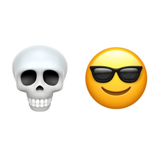 💀😎 Emoji Domain iOS rendering