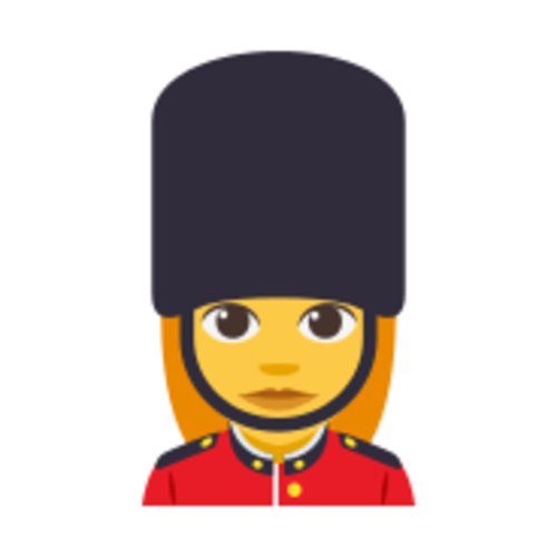 💂‍♀ Emoji Domain EmojiOne rendering