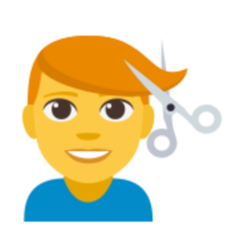 💇‍♂ Emoji Domain EmojiOne rendering