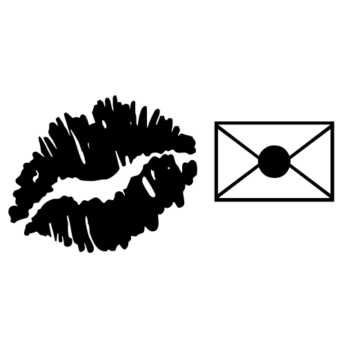 💋✉ Emoji Domain black and white Symbola rendering