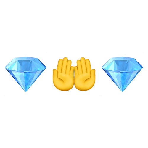 💎🤲💎 Emoji Domain iOS rendering
