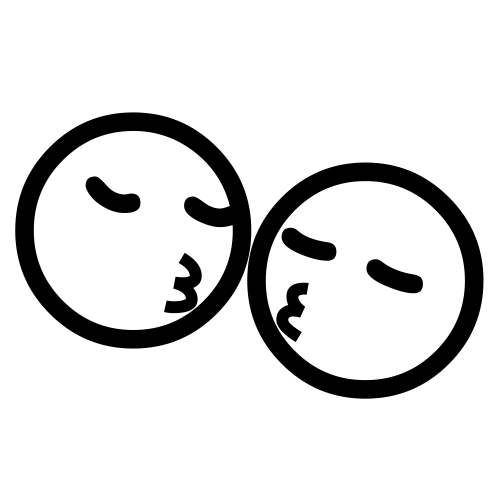 💏 Emoji Domain black and white Symbola rendering