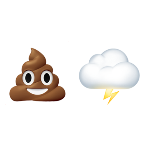 💩🌩 Emoji Domain iOS rendering