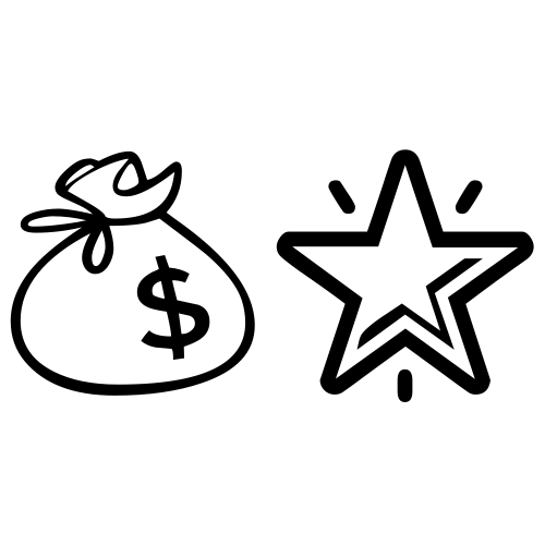 💰🌟 Emoji Domain black and white Symbola rendering
