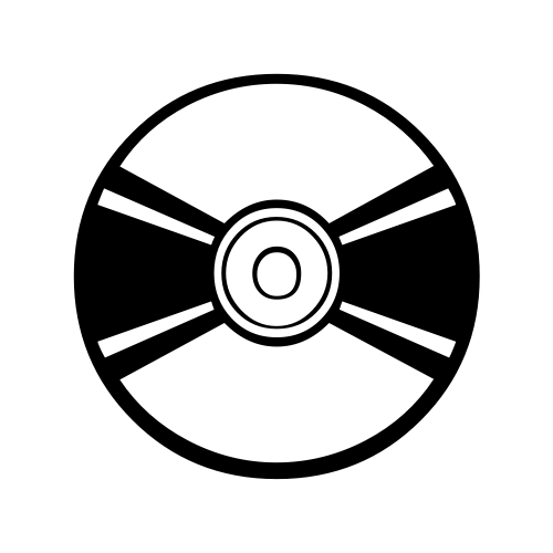 💿 Emoji Domain black and white Symbola rendering