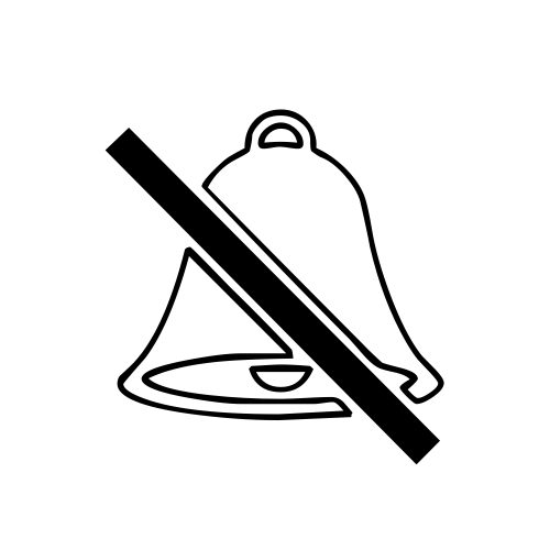 🔕 Emoji Domain black and white Symbola rendering
