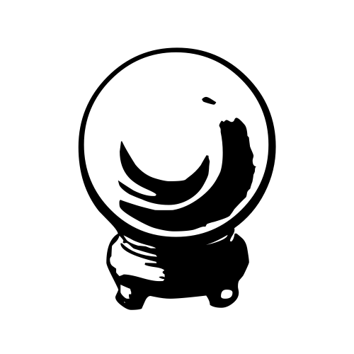 🔮 Emoji Domain black and white Symbola rendering